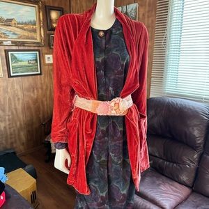 Boho Velvetish Kimono Style Top